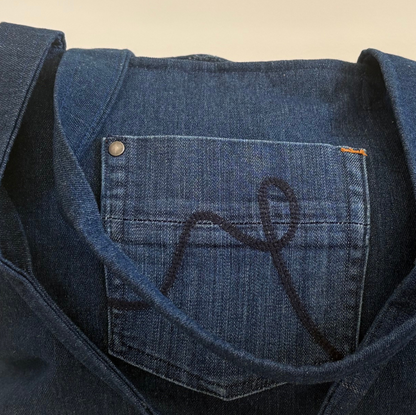 The Billie Tote - Dark Denim