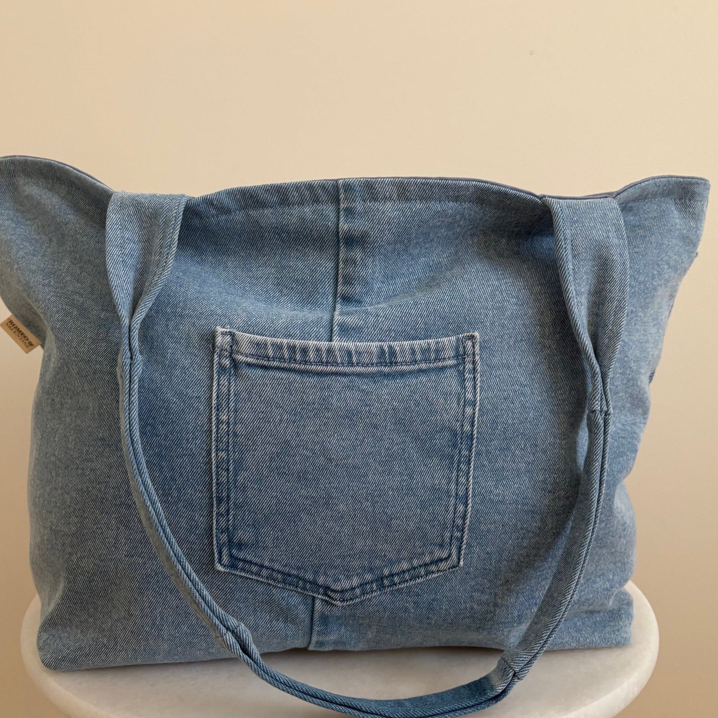 The Dolly Tote - Light Wash