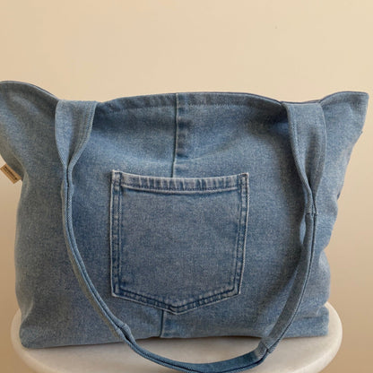 The Dolly Tote - Light Wash