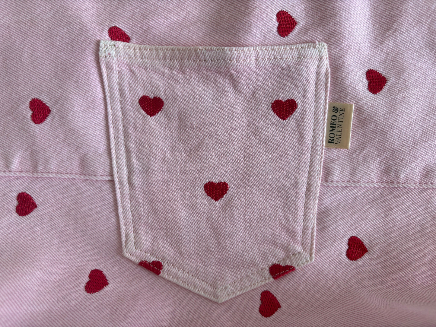 The Sweetheart Tote - Pink denim