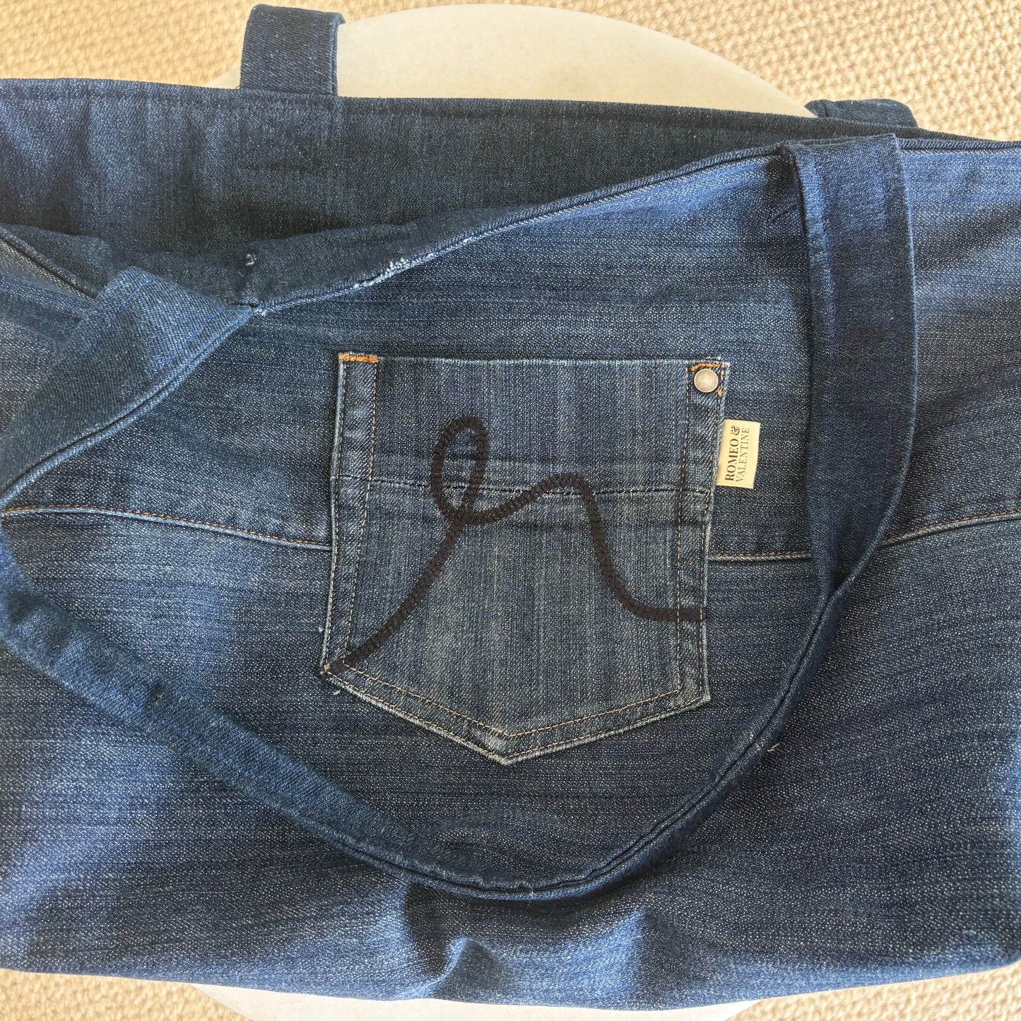 The Billie Tote - Dark Denim