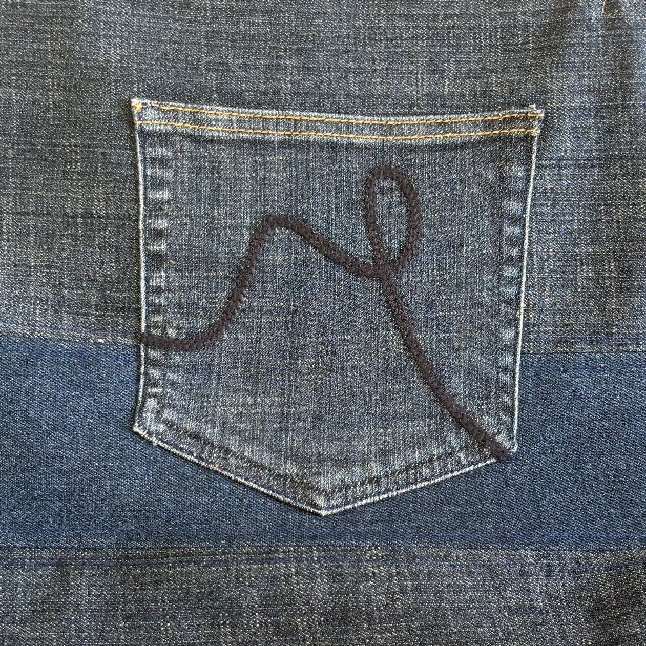 The Patchwork Tote - Dark Denim