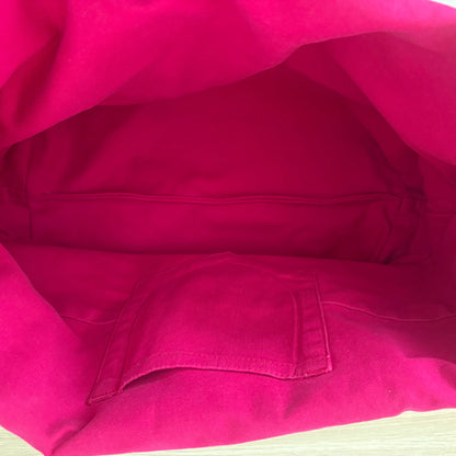 The Zsa Zsa Tote - Dark Denim & Hot Pink