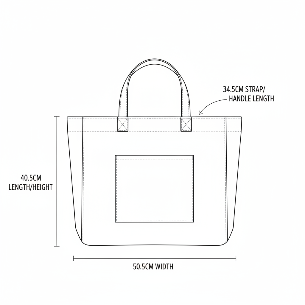 Updated Tote Bag Dimensions